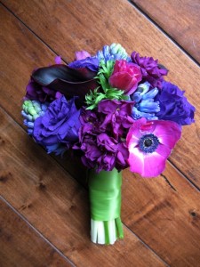 Jewel Tones Bridesmaid Bouquet